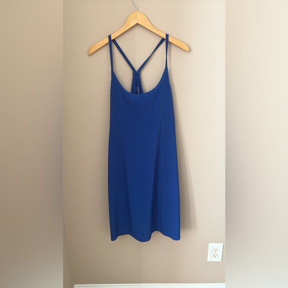 Addison Bay Women's Sleeveless Strappy Dress Blue Size L Casual Short - Picture 3 of 7